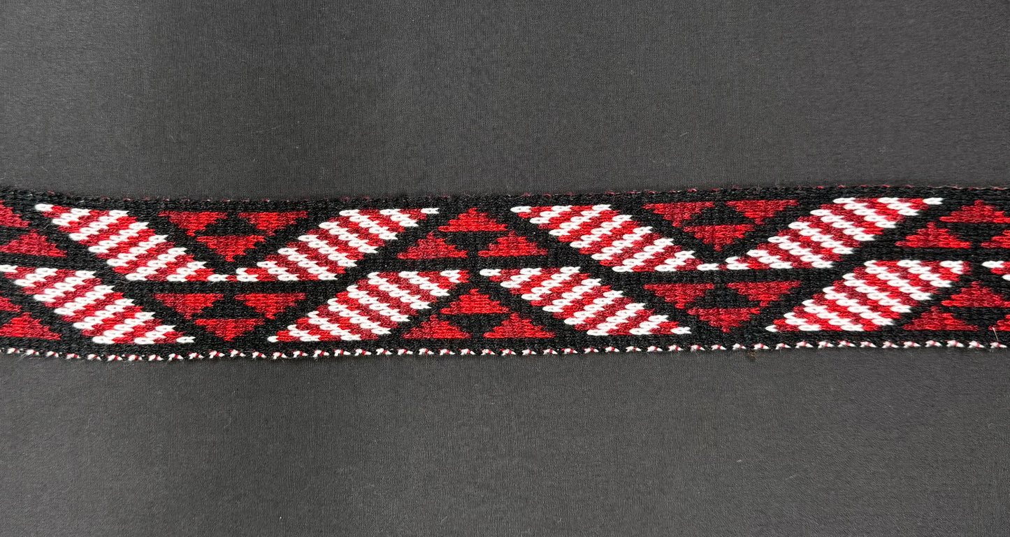 Maroon and Red Mixed Ramona Design - Taniko Band