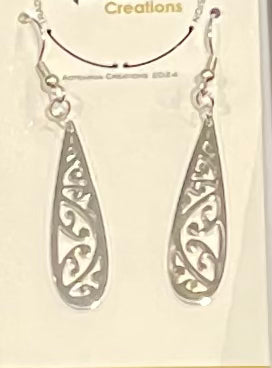 Stainless steel Maori design Earrings