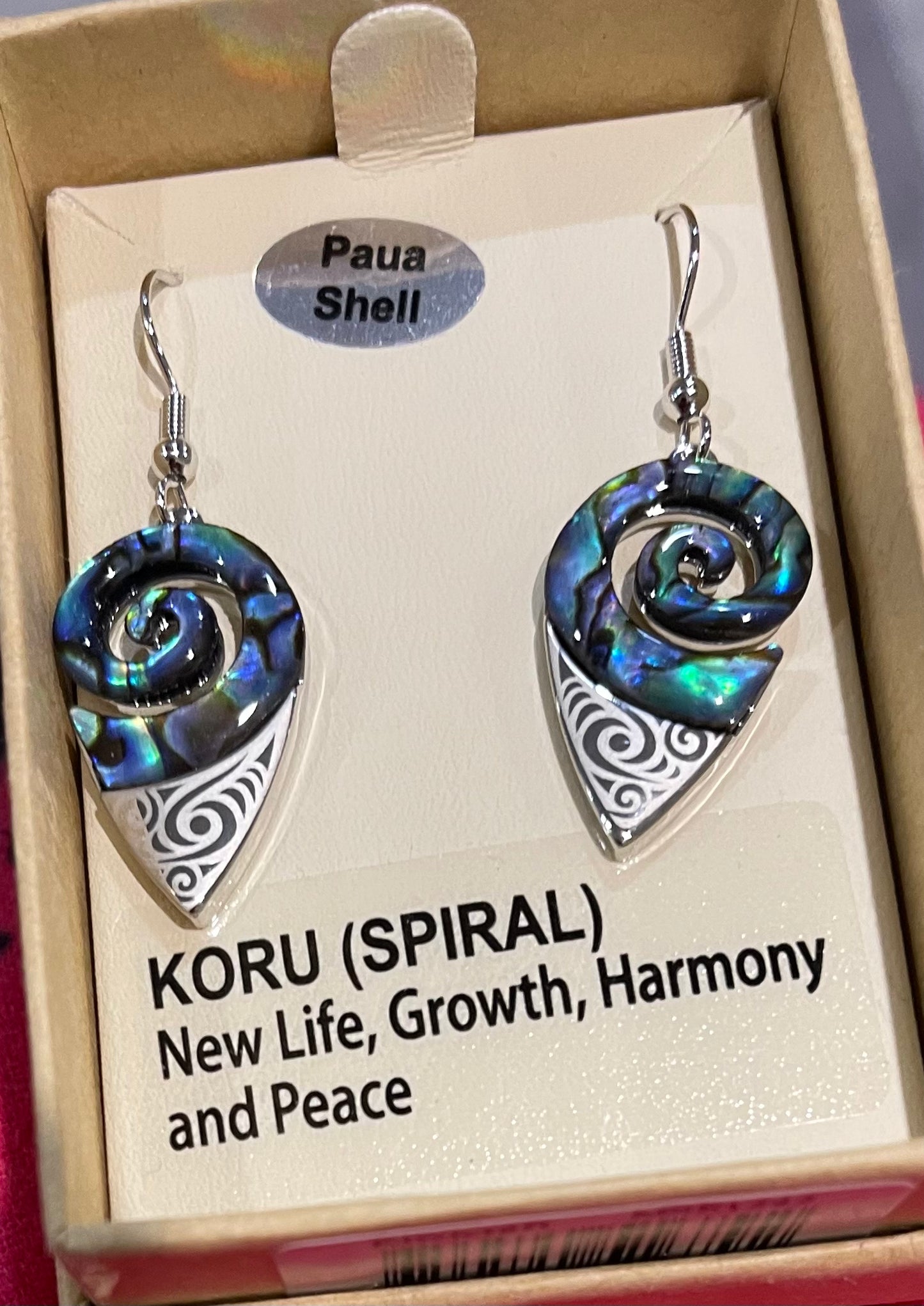 Paua Koru Earrings