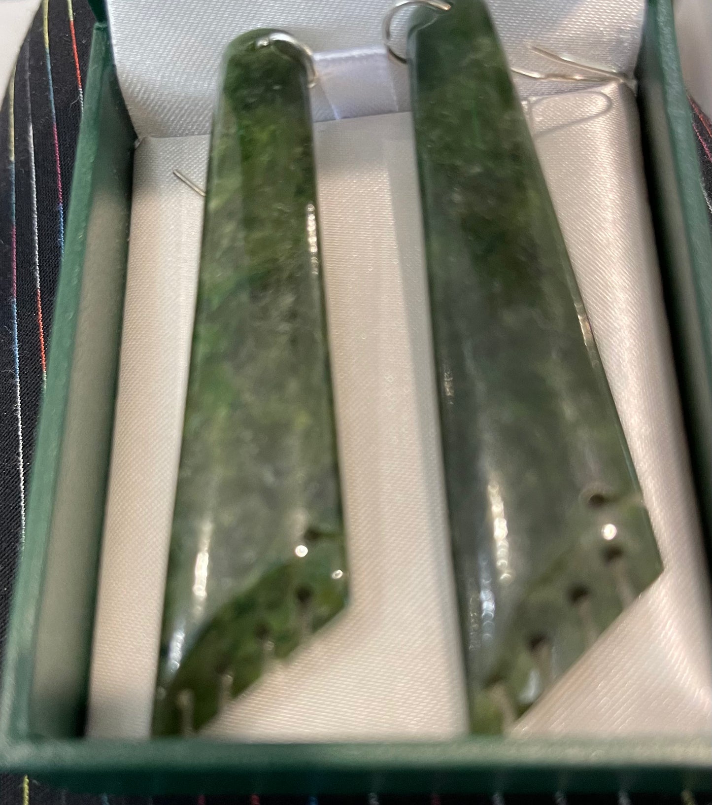 Toki Greenstone Earrings