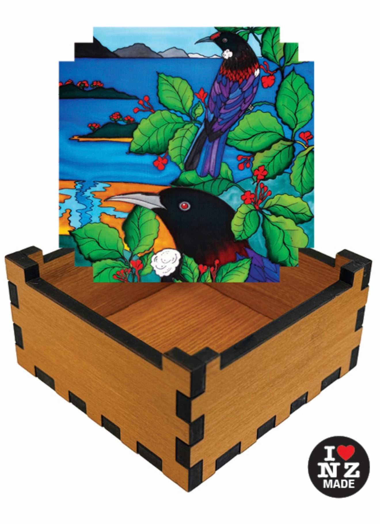 Jo May Tui in Puriri - 8cm x 8cm