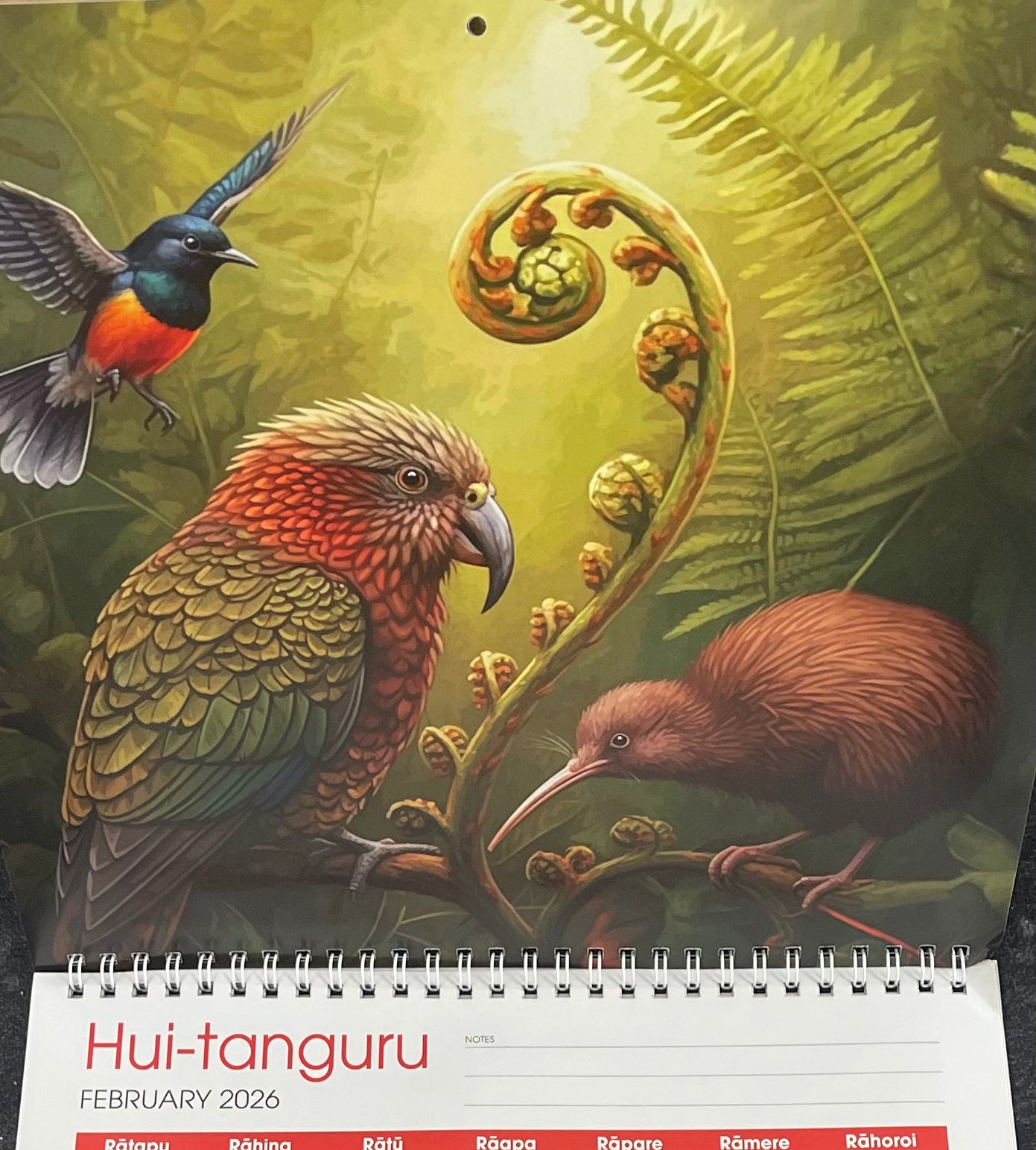Maori Art 2026 Calendar Artist Doug Healey