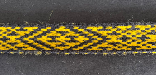 1inch Black and Gold - Taniko Band
