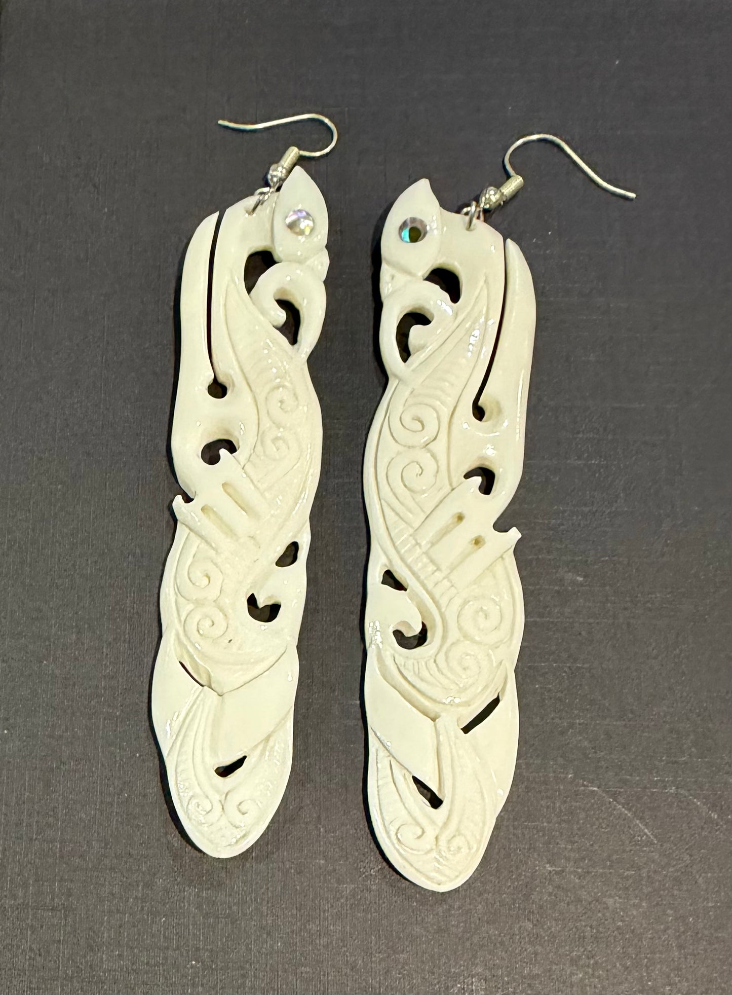 Manaia Bone Earrings