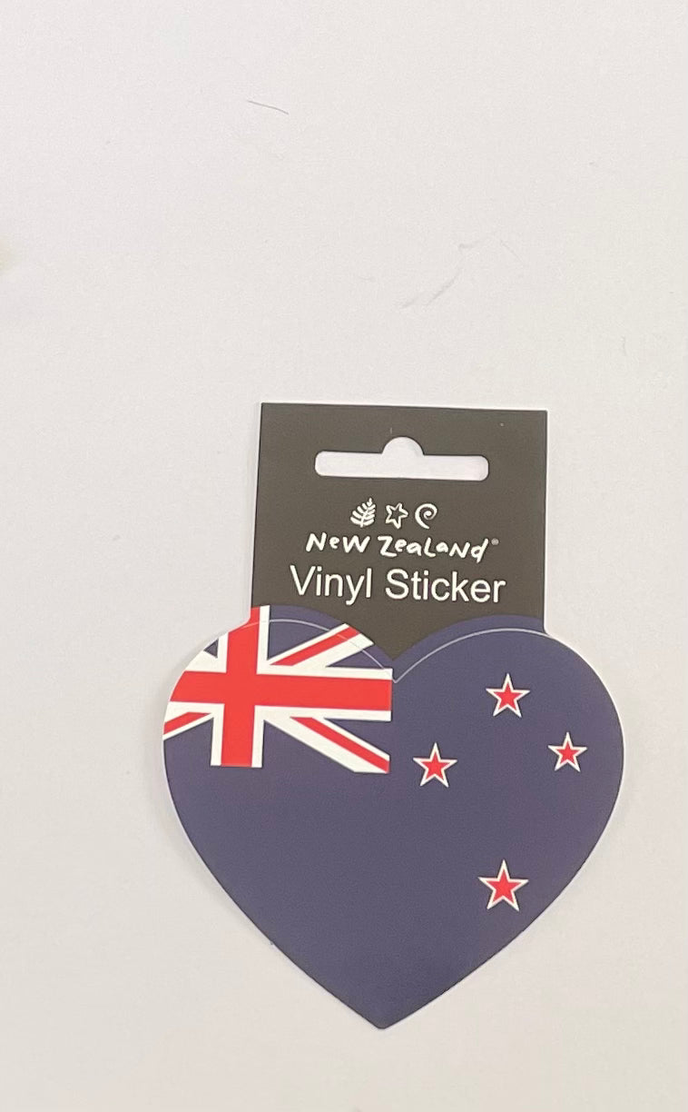 New Zealand NZ Heart - Vinyl Sticker