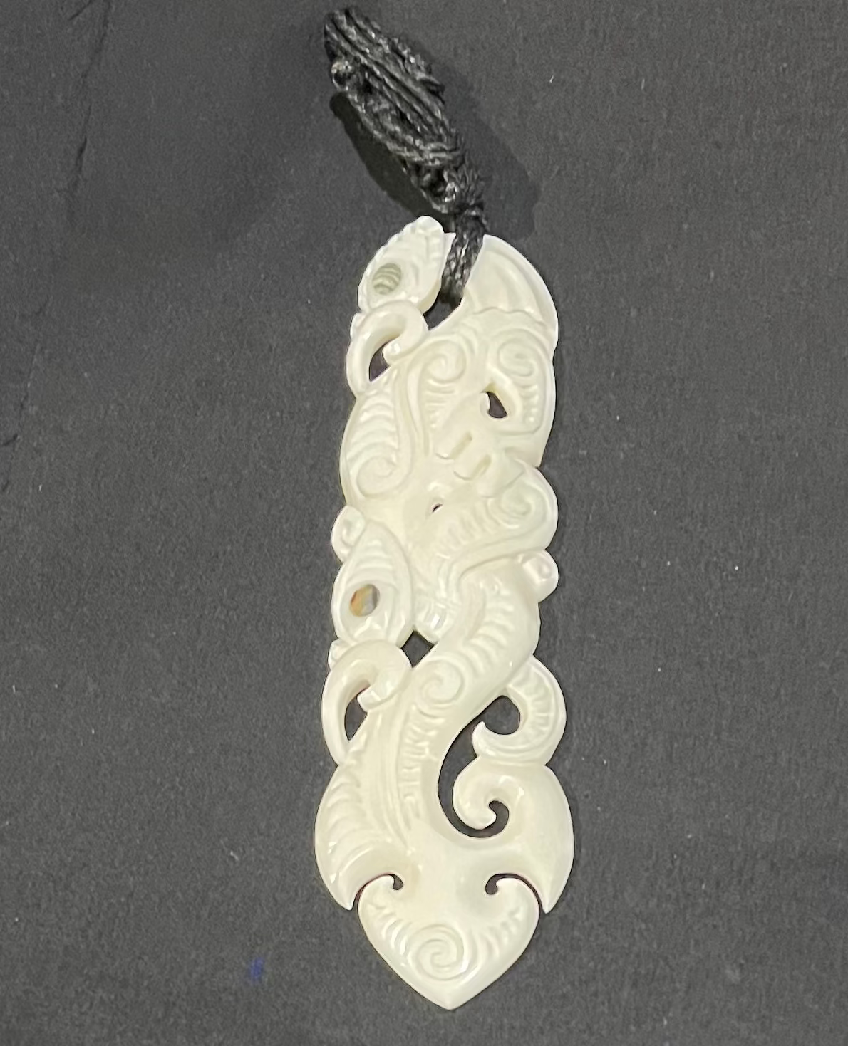 Manaia Necklace - NZ Bone Carving - Manaia Carving