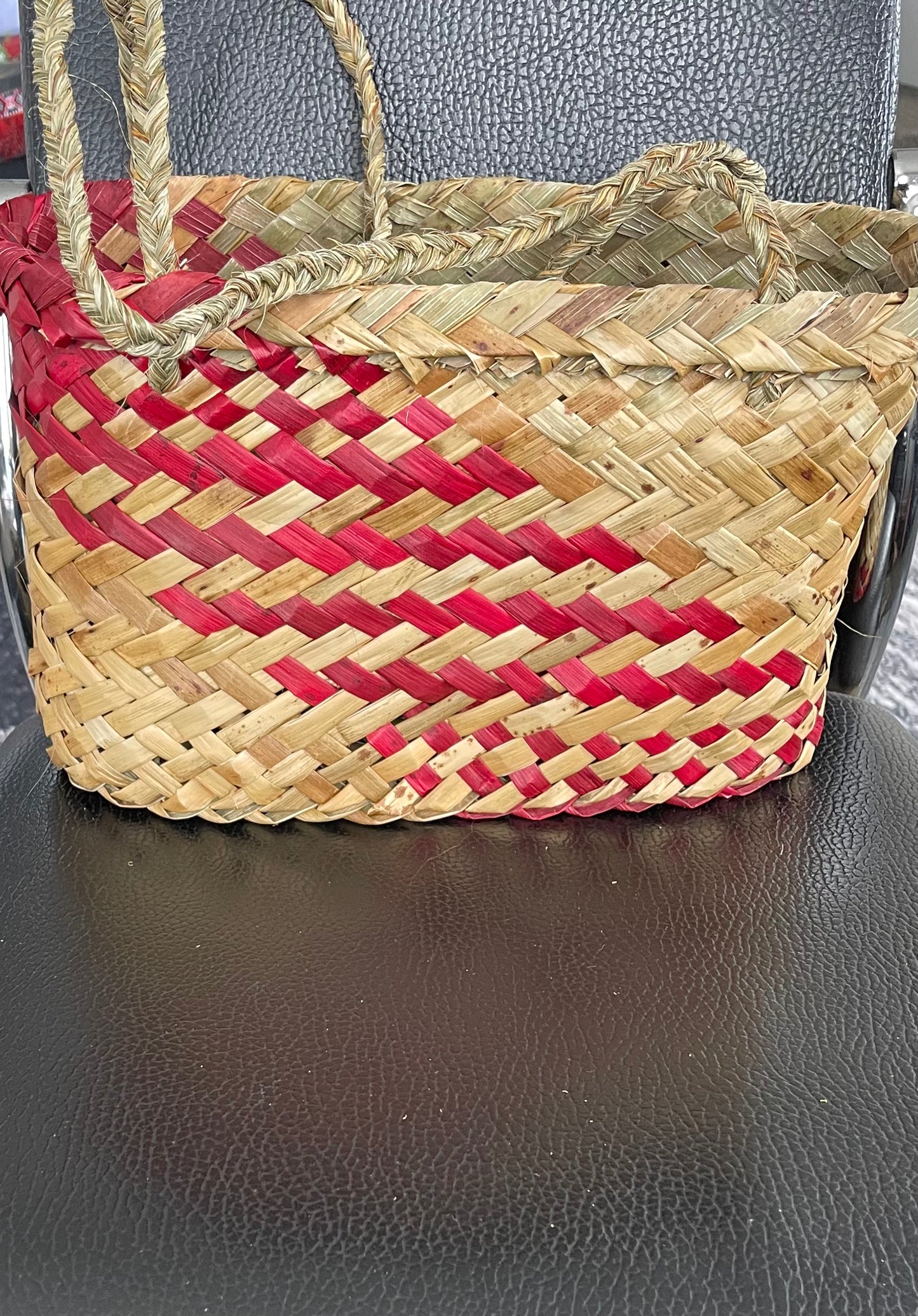 Flax Kete - red