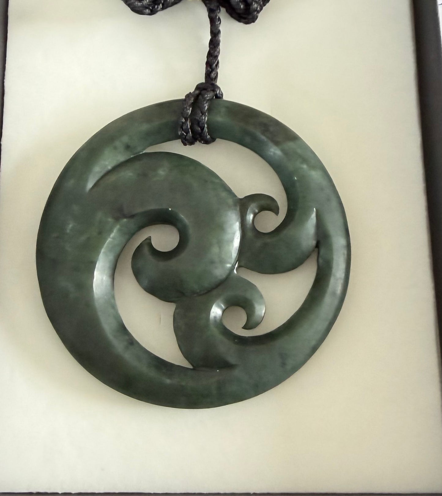 Triple koru Pounamu Necklace