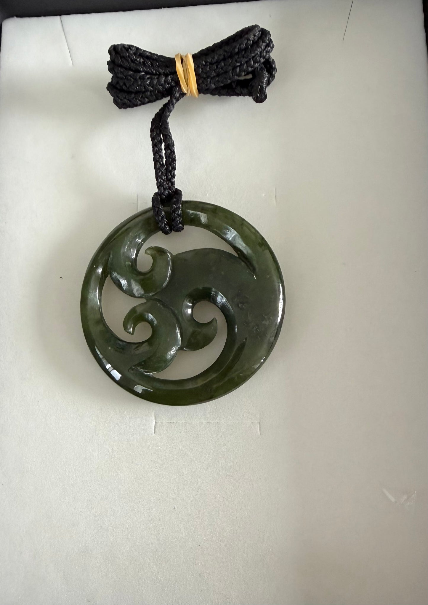 Triple koru Greenstone Pounamu