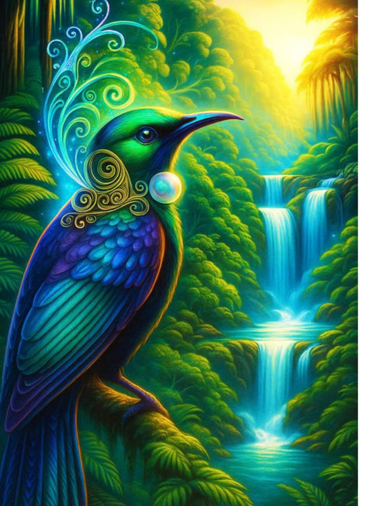 Maori Art Cards by Artist Doug Healey - Tui