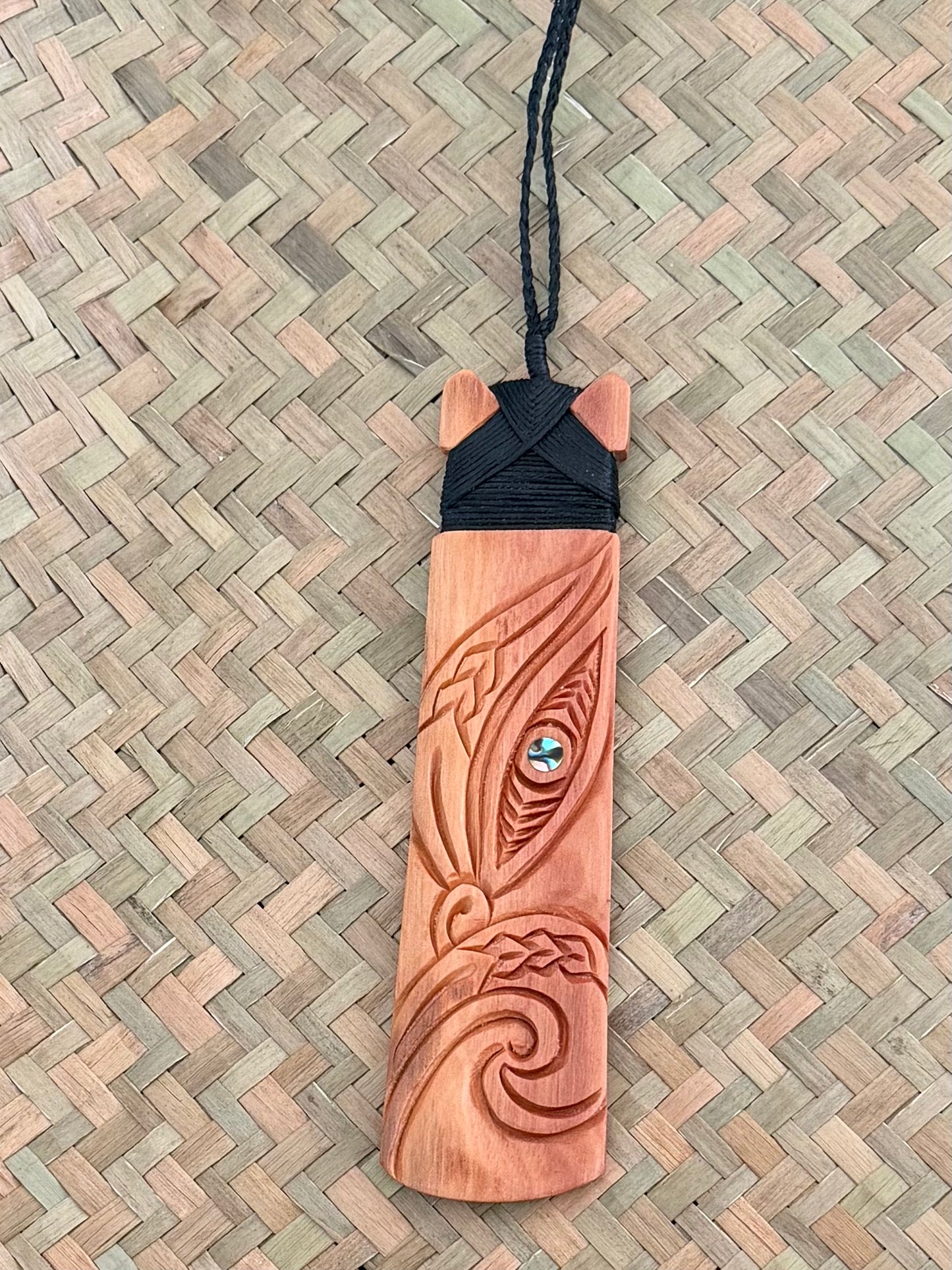 Toki face Pendant - Wooden Carving