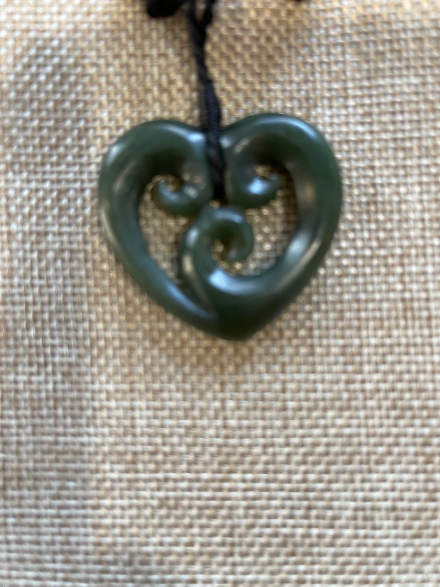 Koru Heart Pounamu Necklace