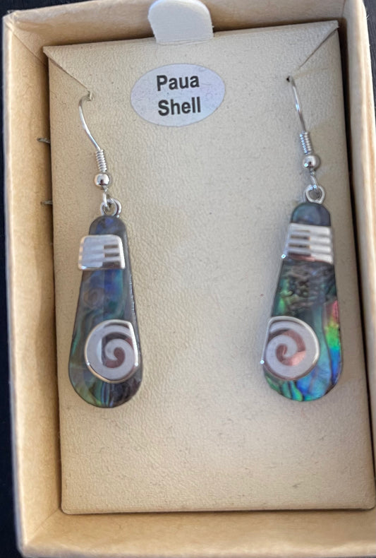 Paua Toki Earrings