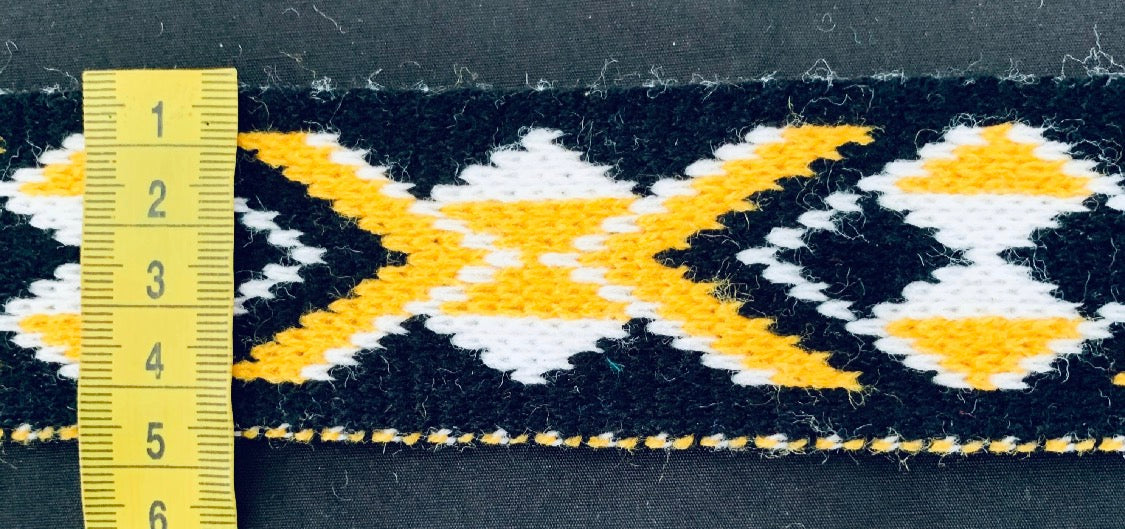Gold Pātiki - Taniko Band 2inch