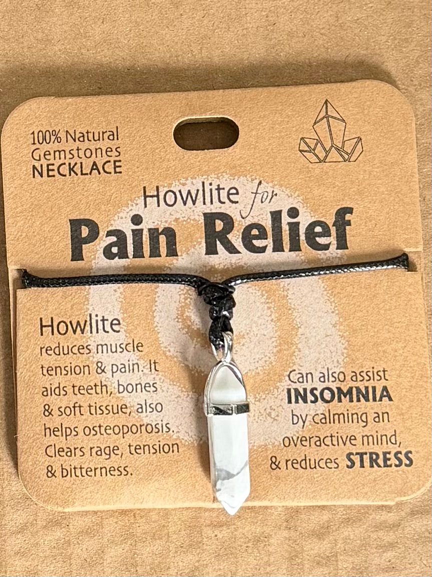 Gemstone Crystal Bracelet and pendant set - Pain Relief