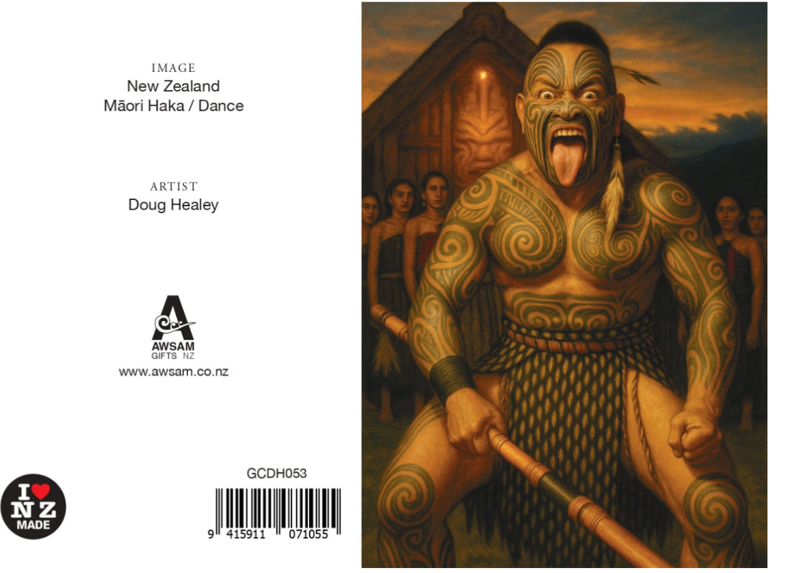 Maori Art cards by Artist Doug Healey