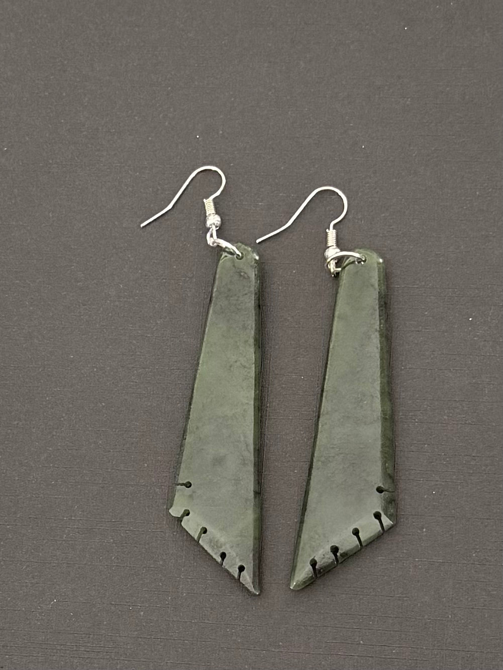 Toki - Greenstone Earrings