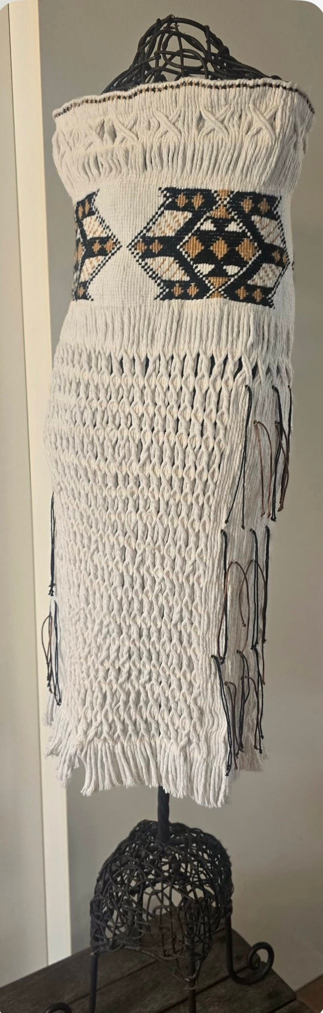 Hand Weaved Korowai by Lorraine Longley
