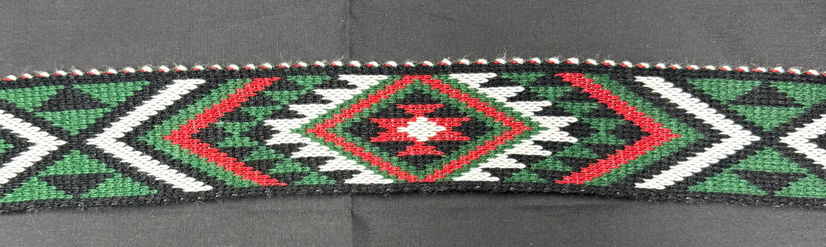 Red Pātiki - Taniko Band 2.5inch
