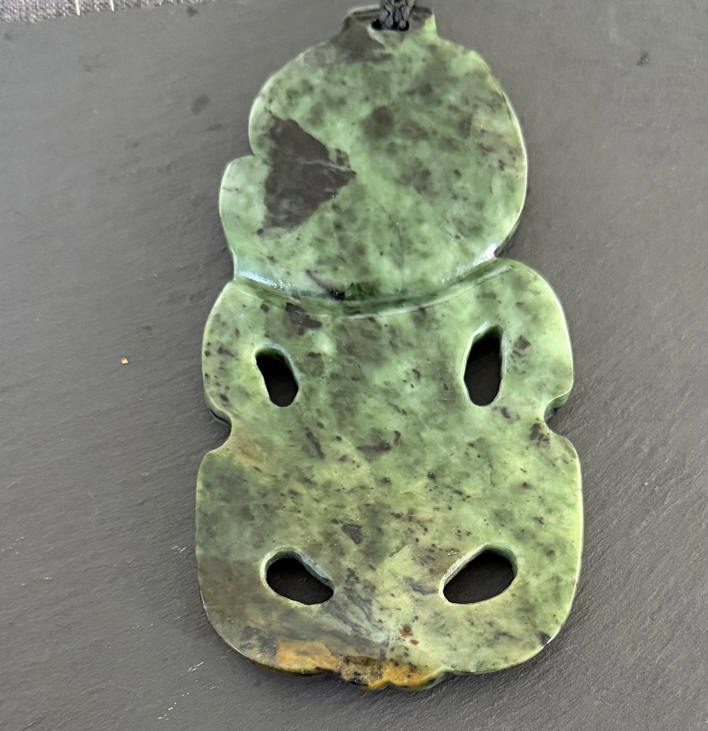 16cm Maori Hei Tiki Pounamu Necklace