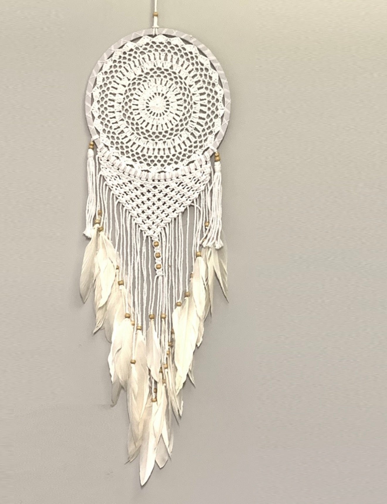 Crochet Macrame White