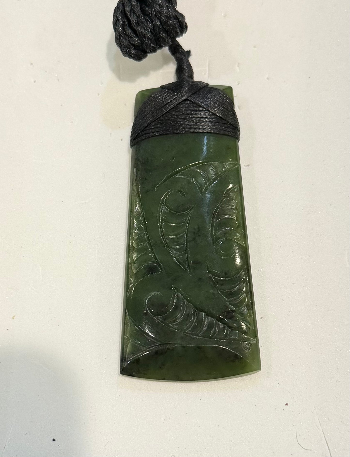 Engraved Toki Pounamu Necklace