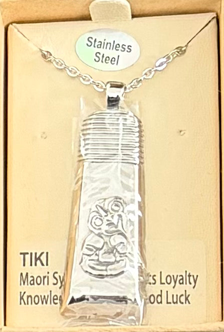 Stainless Steel Toki with tiki Necklace