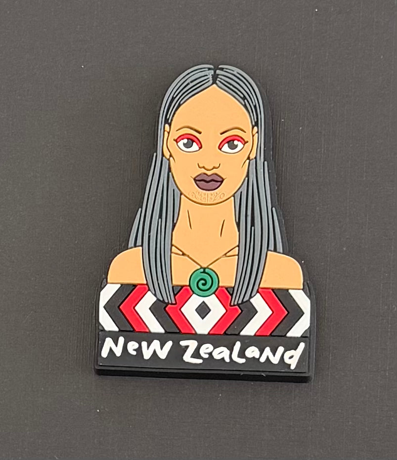 Maori girl rubber Magnet