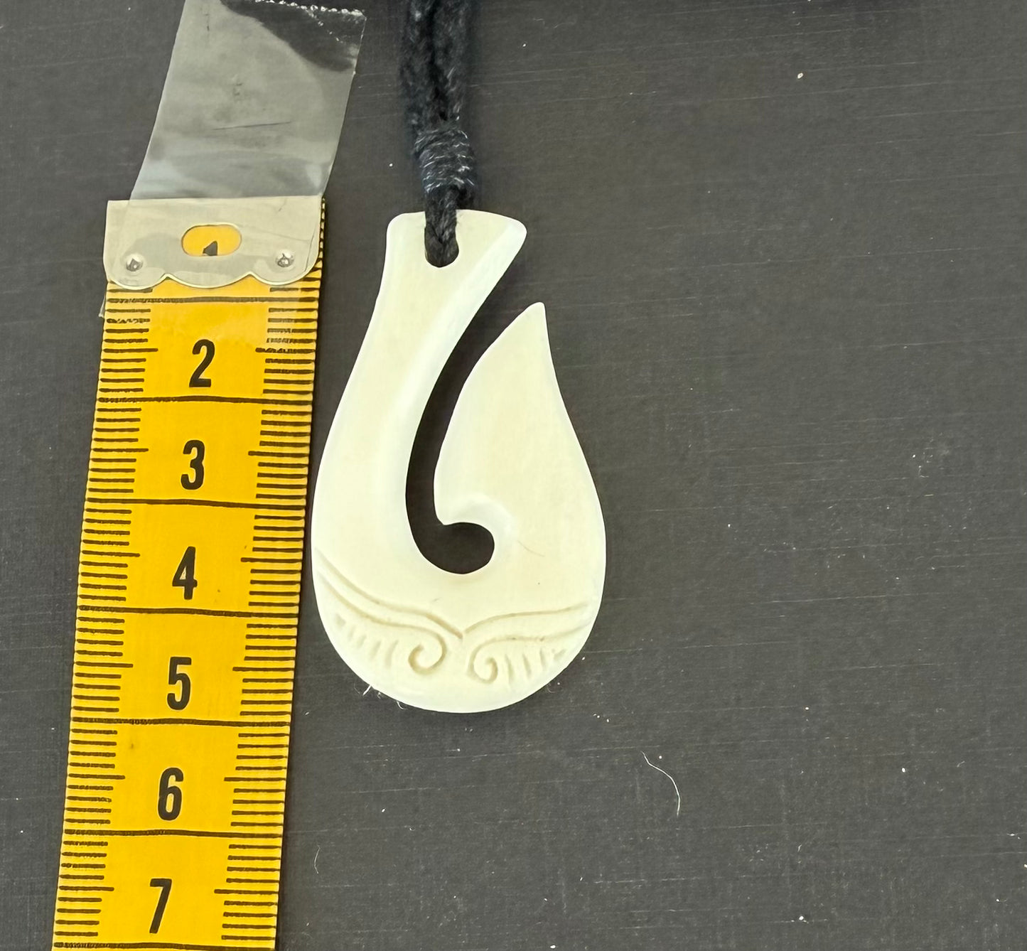 Beef Bone Hook Pendant