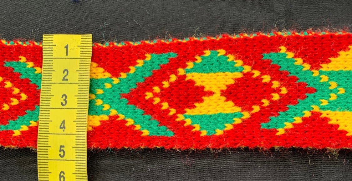 Rasta Pātiki - Taniko Band 2inch