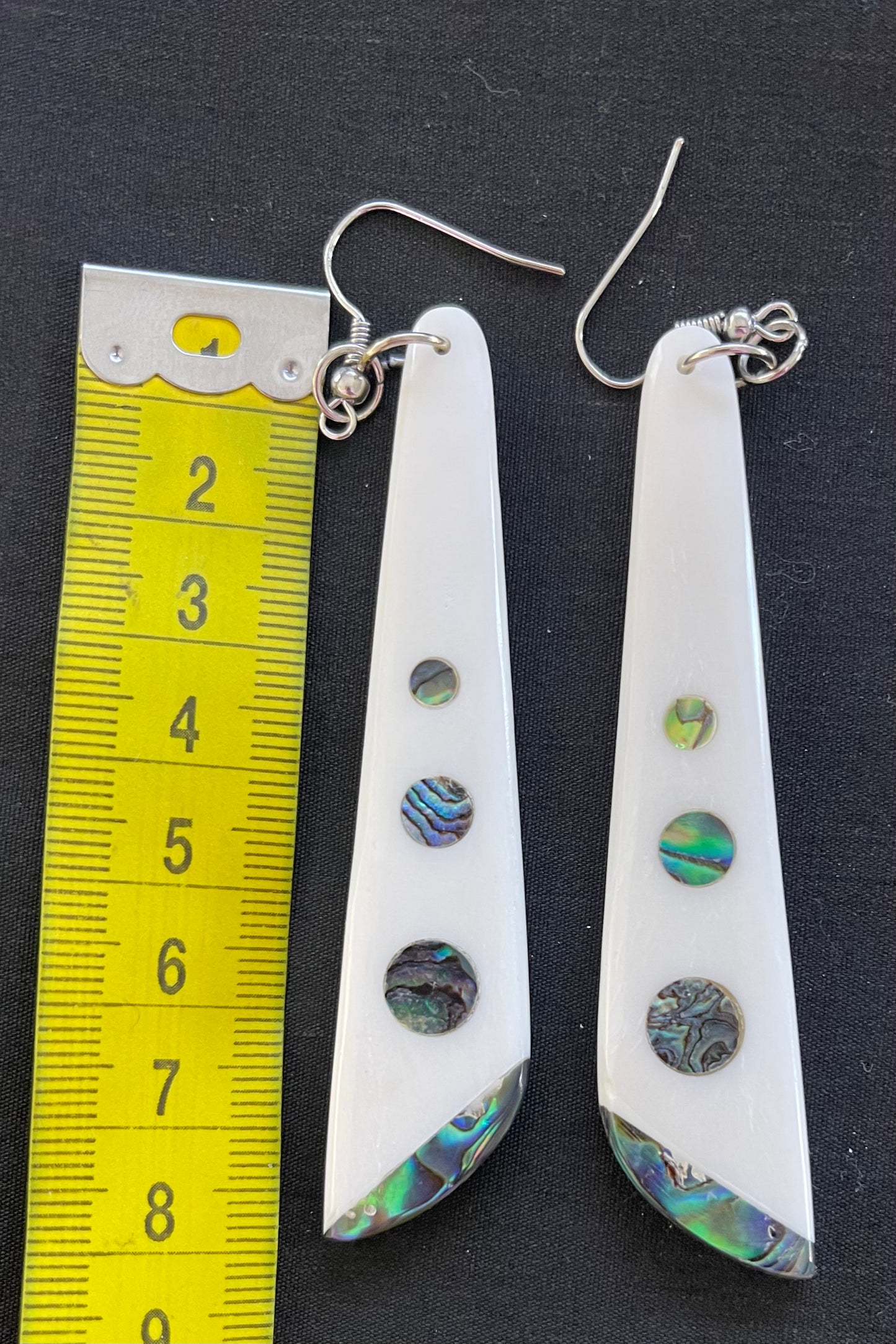 Bone Carved Earrings