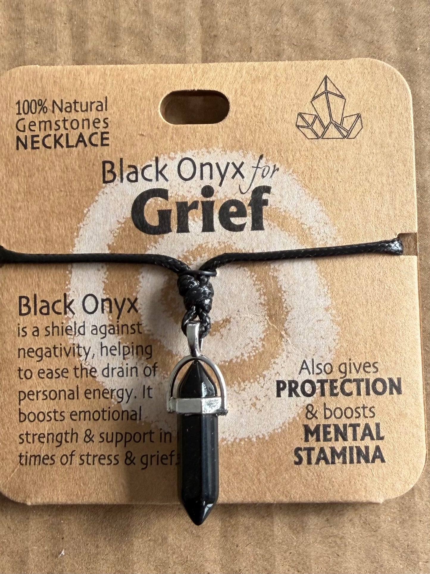 Gemstone Crystal Bracelet and pedant set - Grief