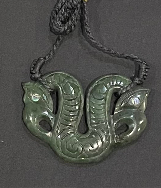 Greenstone Pounamu Breastplate - Ngai Tahu Pounamu - Breastplates