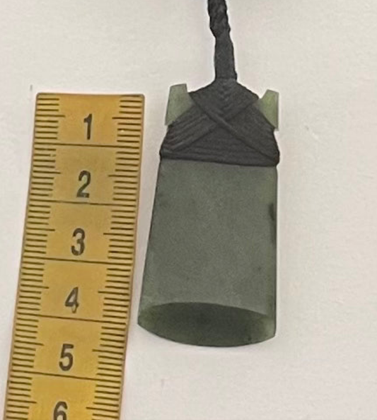 Semi Polished 4cm Greenstone Toki 7