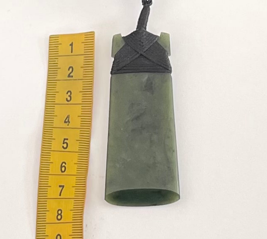 Semi Polished 7cm Greenstone Toki 4