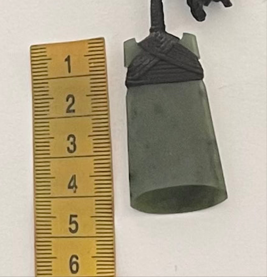 Semi Polished 4cm Greenstone Toki 8