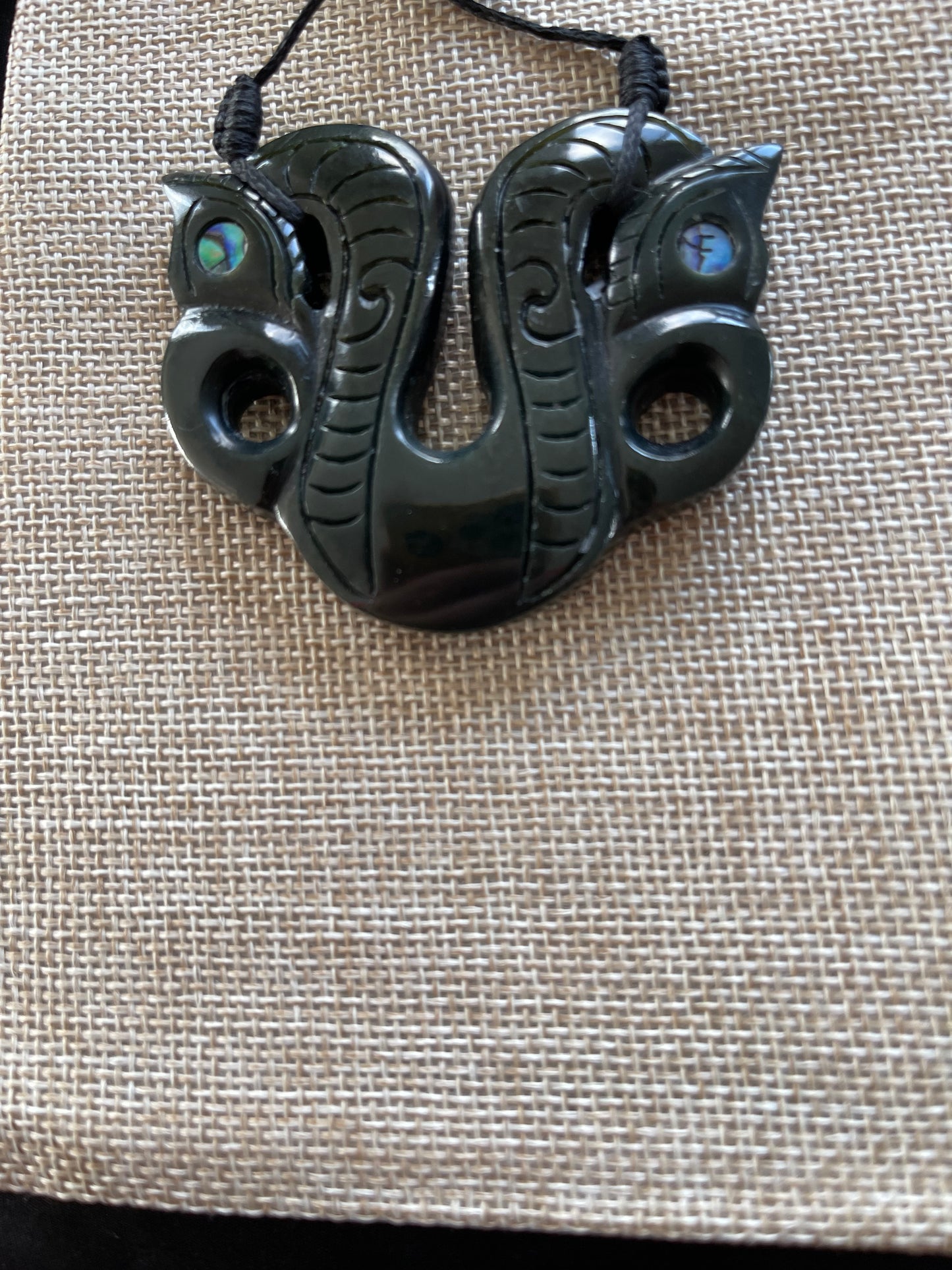 Greenstone Pounamu Manaia Breastplate