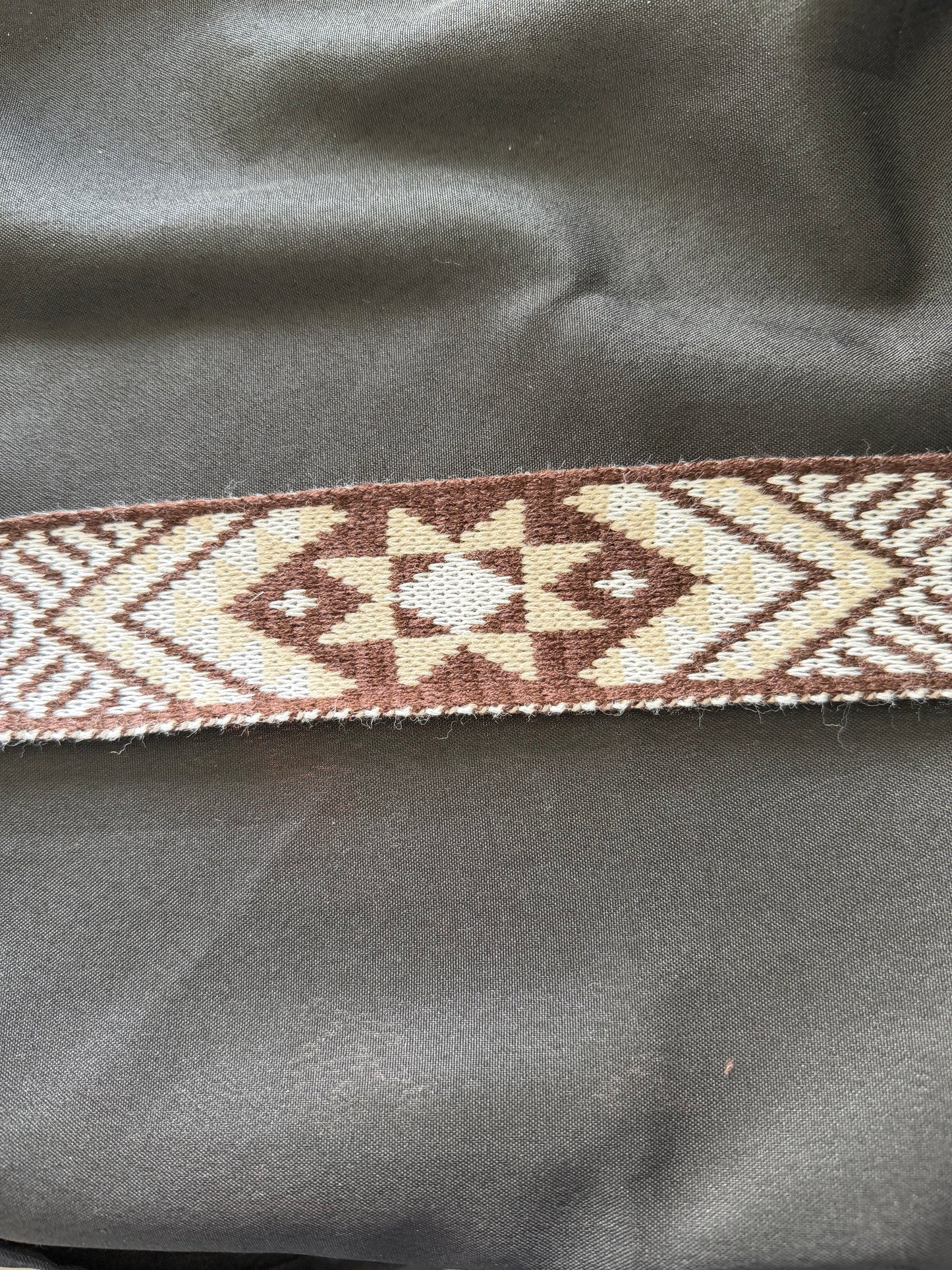 Chocolate beige white Matariki - Taniko Band 2.5inch