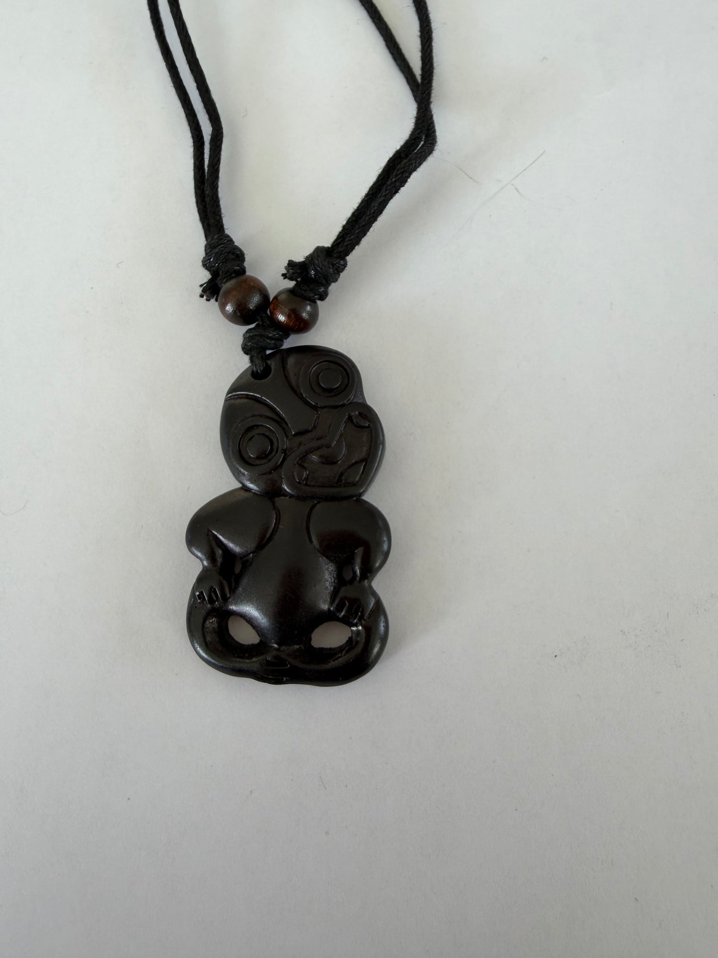 Resin Tiki Black pendant