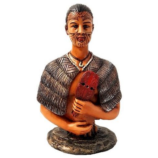 Polystone Maori Warrior - Resin Statues - Resin Art NZ
