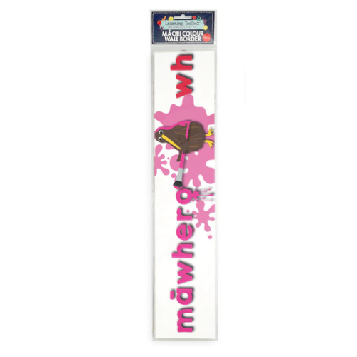 Wall Border - Maori Colours Bilingual