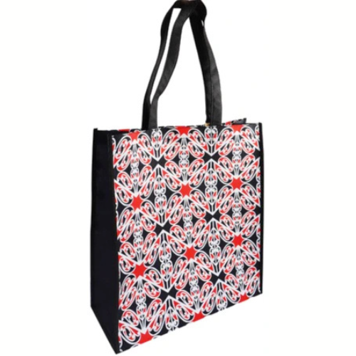 Laminated NZ Maori Design Shopping Bag