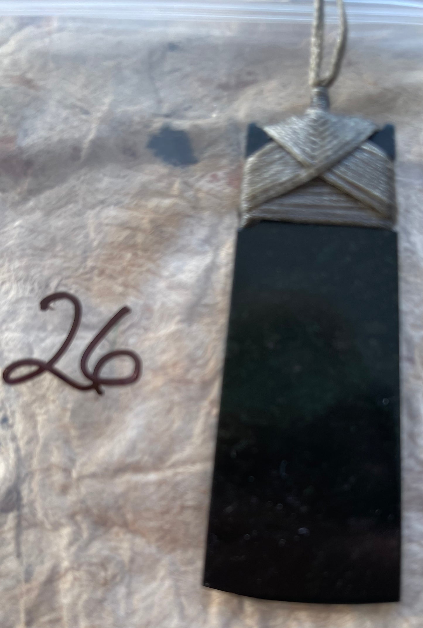 Toki Pounamu Greenstone Necklace