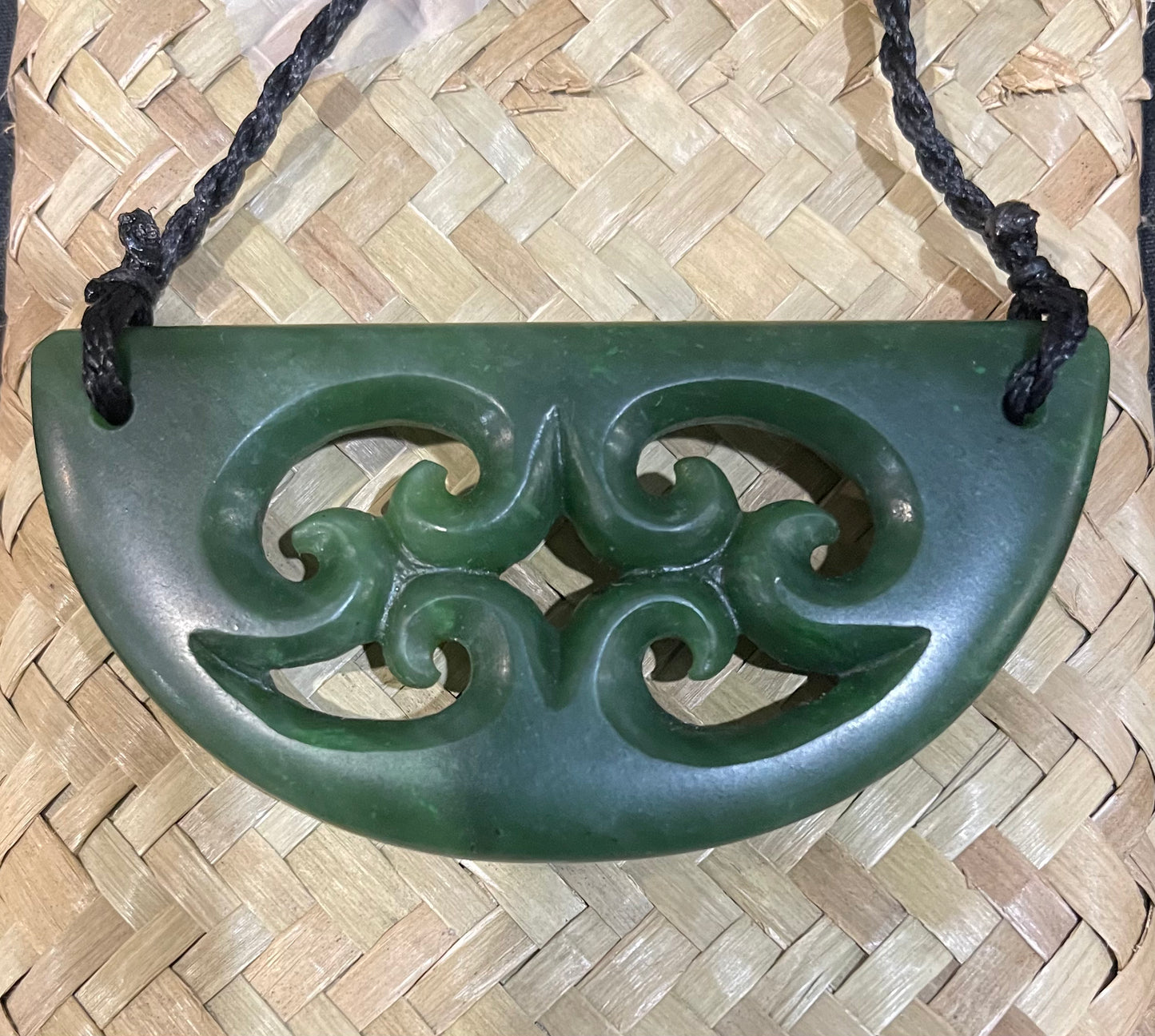 Koru Pounamu Breastplate Necklace