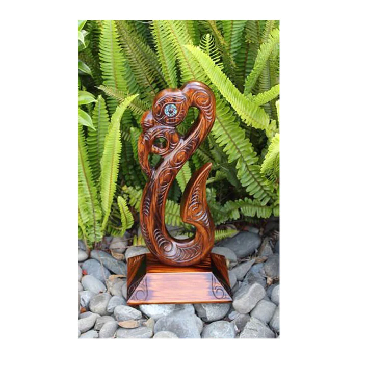 (Hei Matau) Fish Hook - Wood Carvings - Maori Fish Hook - Hei Matau Fish Hook - Hei Matau