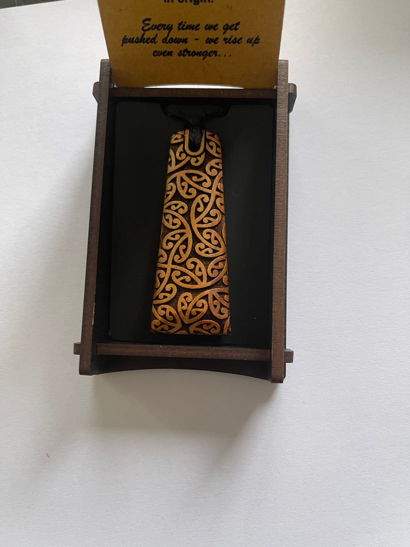 Heartwood Toki Pendant wood jewellery