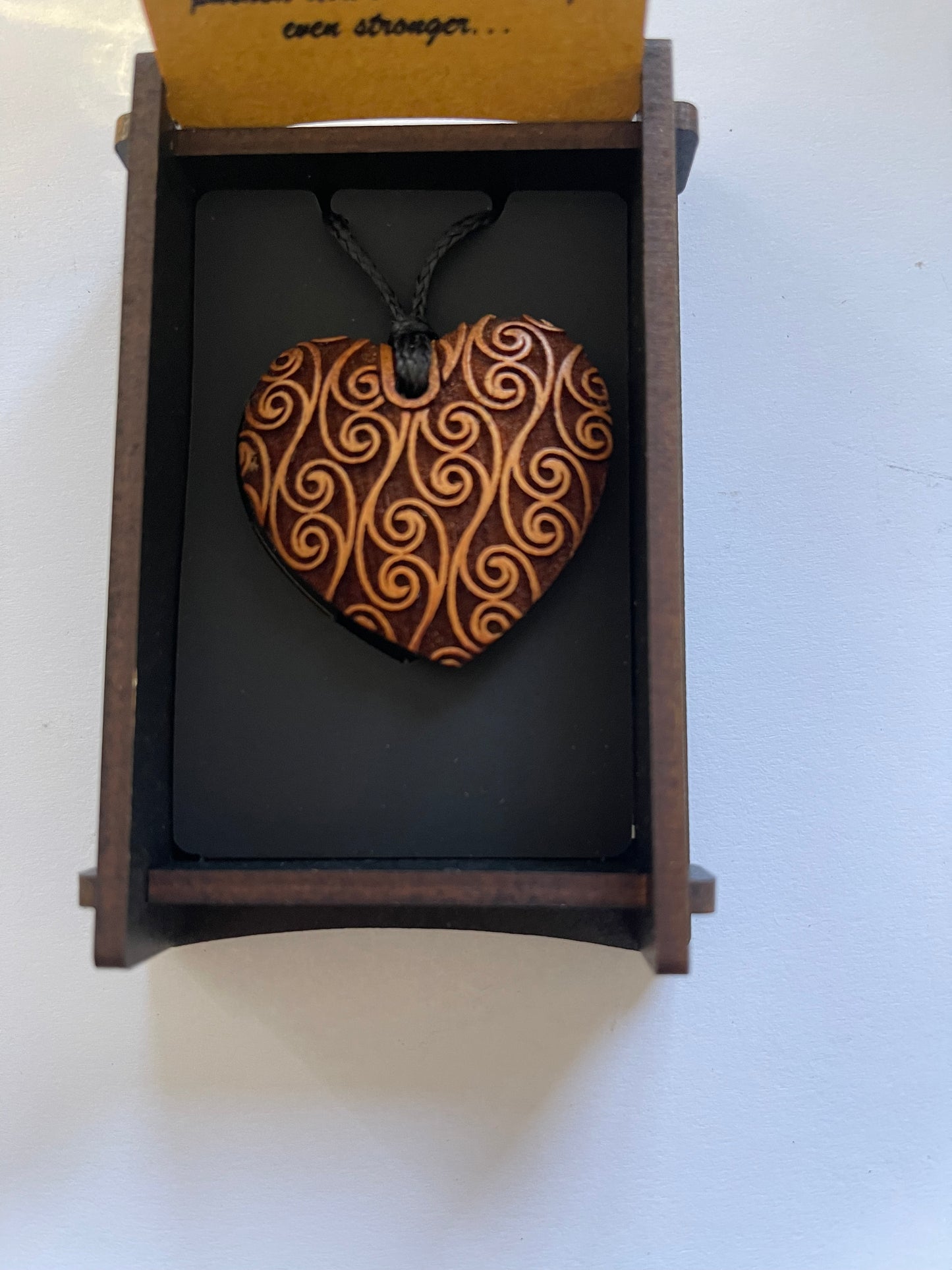 Heartwood Heart Pendant
