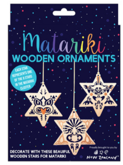 Matariki - Wooden Ornament - Matariki Preschool Activities