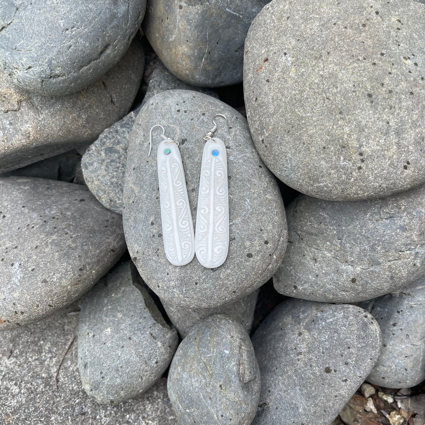 Toki Drop Bone Earrings
