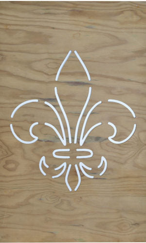 Fleur de Lis - Wood Panels